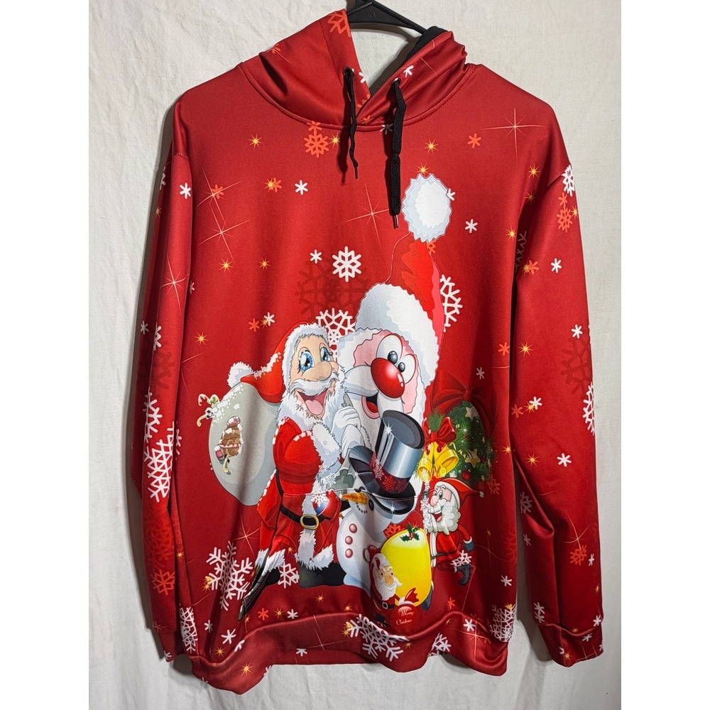 John Hancock Mens Christmas Hoodie XL